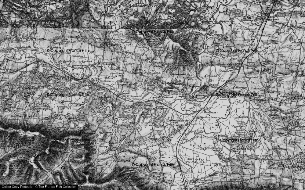 Old Map of Lower Fittleworth, 1895 in 1895
