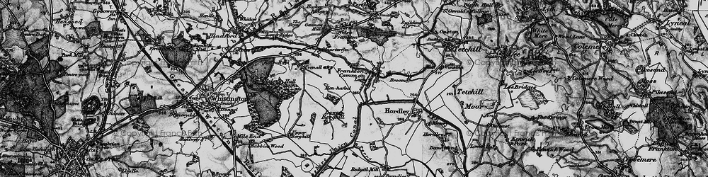 Old map of Lower Frankton in 1897