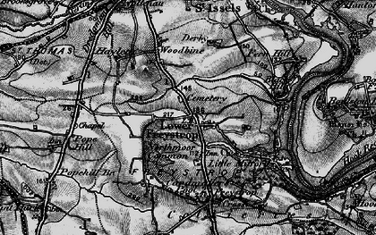 Old map of Woodbine in 1898