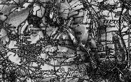 Old map of Lower Gornal in 1899