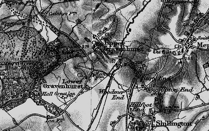 Old map of Lower Gravenhurst in 1896
