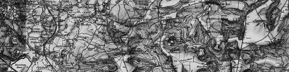 Old map of Tog Hill in 1898