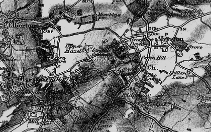 Old map of Lower Hazel in 1897