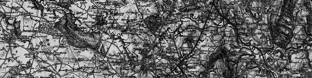 Old map of Lower Heath in 1897