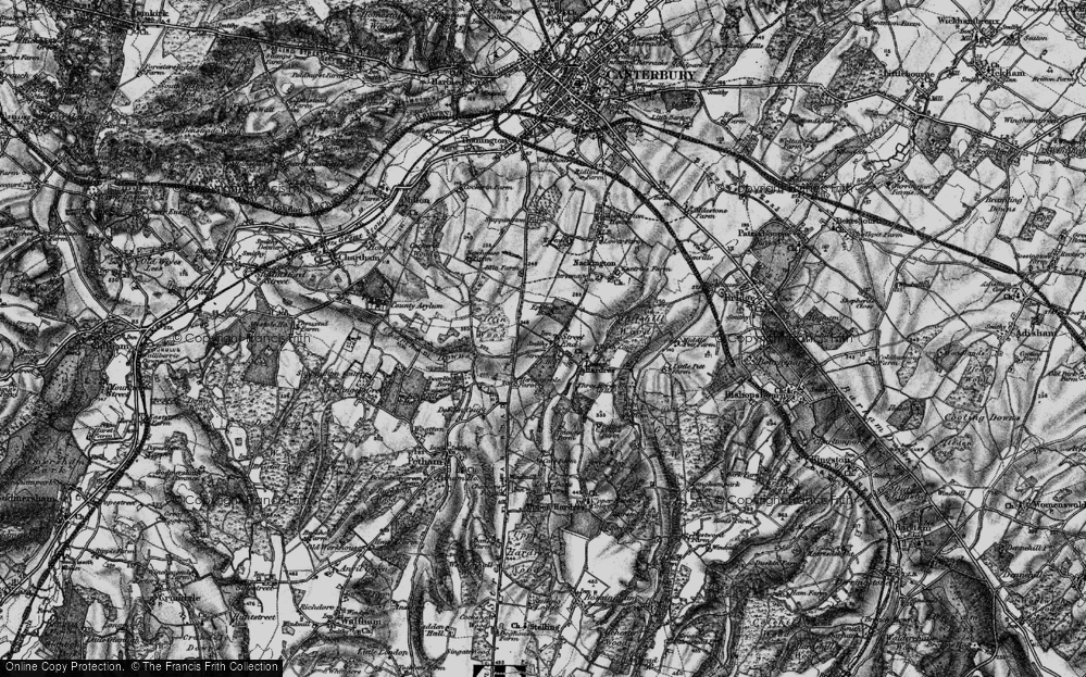 Old Map of Lower Heppington, 1895 in 1895