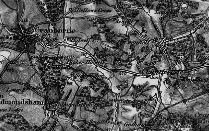 Old map of Lower Holwell in 1895