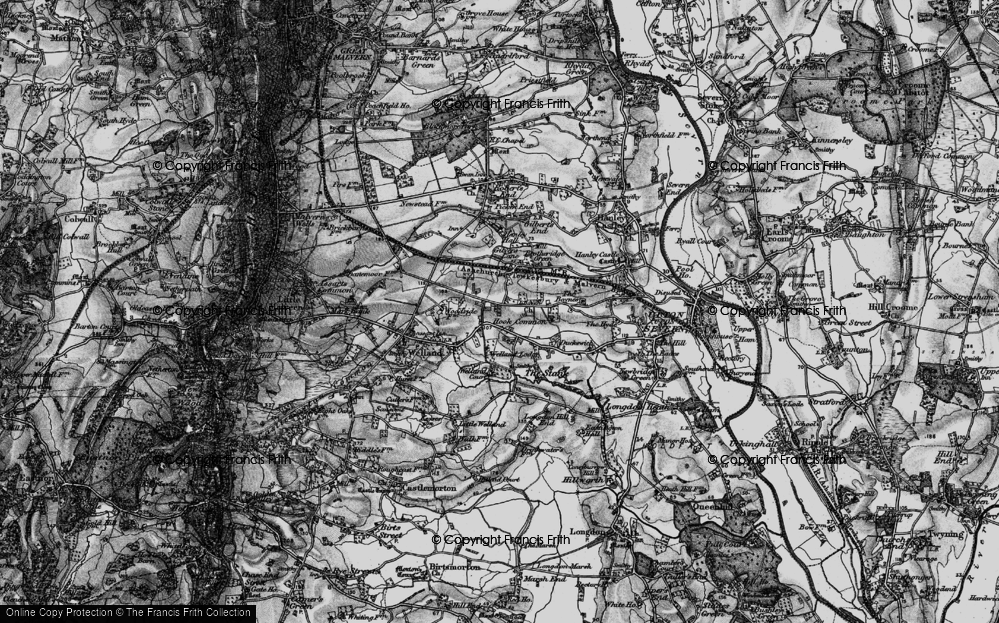 Old Map of Lower Hook, 1898 in 1898