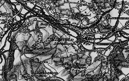 Old map of Lower Hopton in 1896