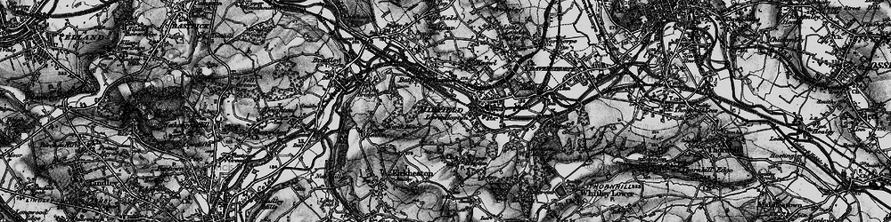 Old map of Lower Hopton in 1896