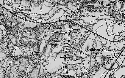 Old map of Lower Horncroft in 1895