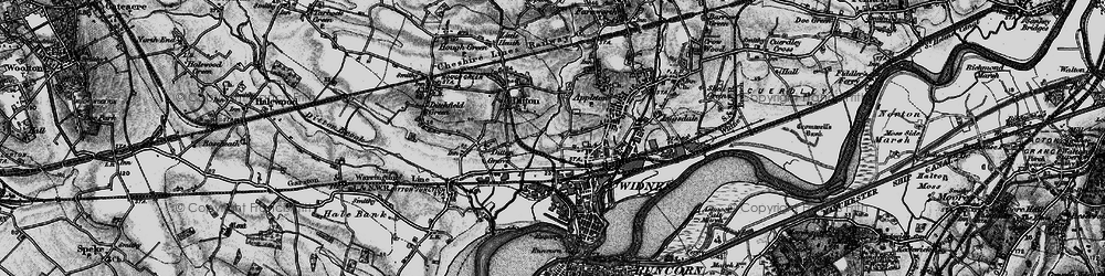 Old map of Lower House in 1896
