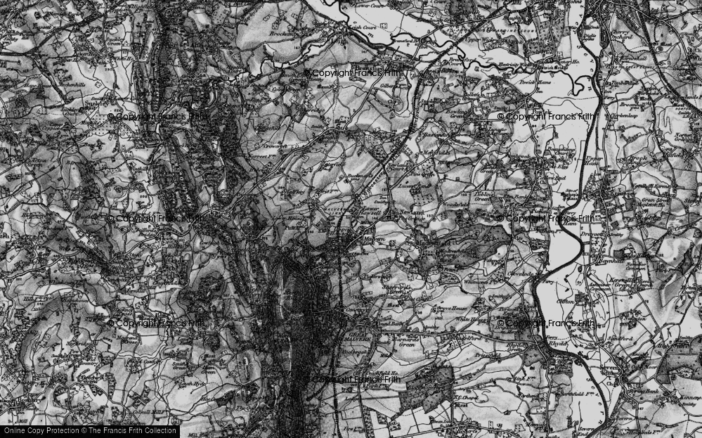 Old Map of Lower Howsell, 1898 in 1898