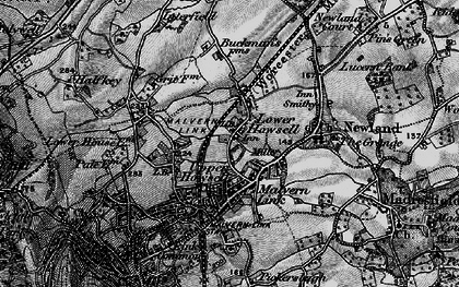 Old map of Lower Howsell in 1898