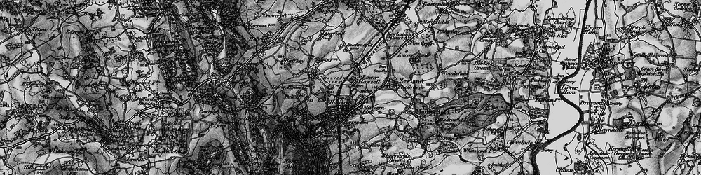 Old map of Lower Howsell in 1898