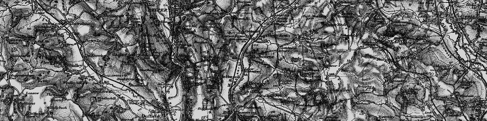 Old map of Lower Kilburn in 1895