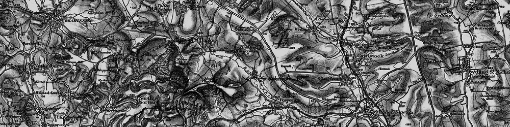 Old map of Lower Kingcombe in 1898