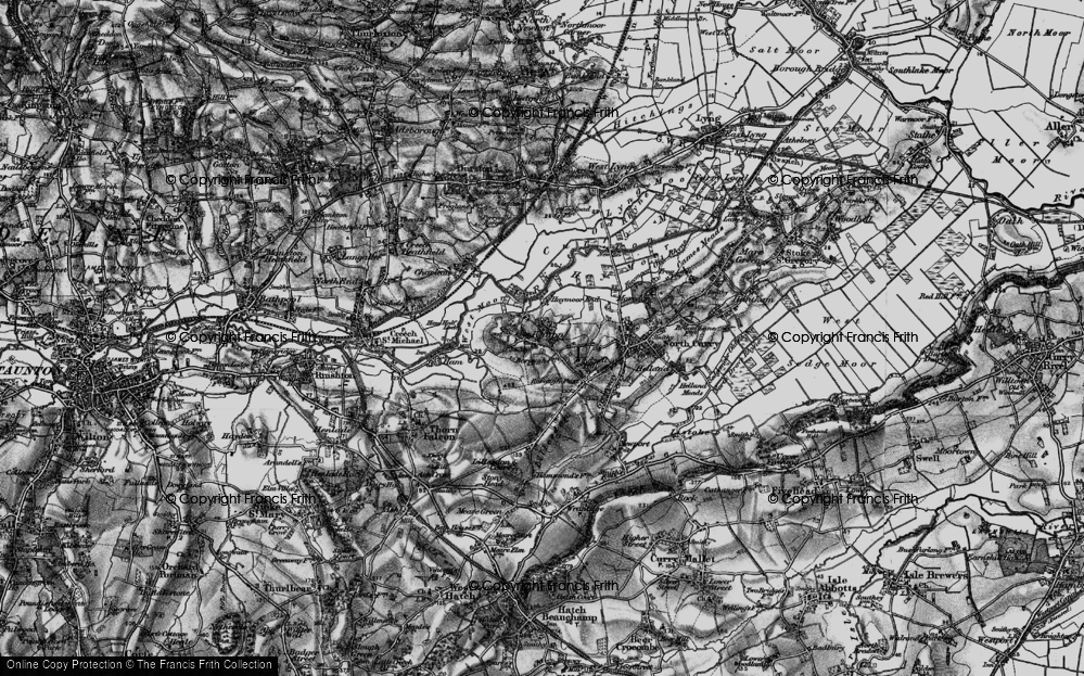 Old Map of Lower Knapp, 1898 in 1898