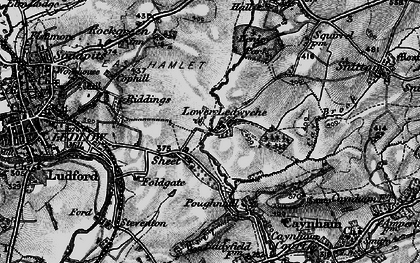 Old map of Lower Ledwyche in 1899