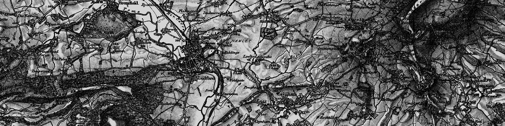Old map of Lower Ledwyche in 1899