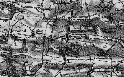 Old map of Lower Lovacott in 1898
