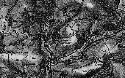 Old map of Lower Loxhore in 1898