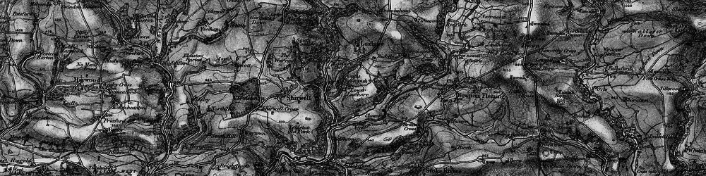 Old map of Lower Loxhore in 1898