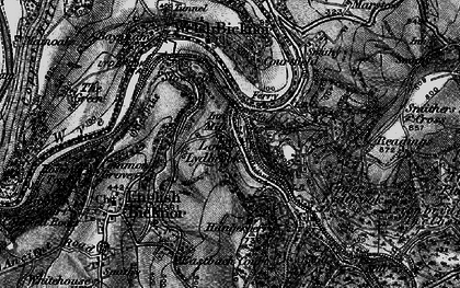 Old map of Lower Lydbrook in 1896