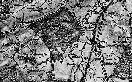Old map of Lower Marston in 1898