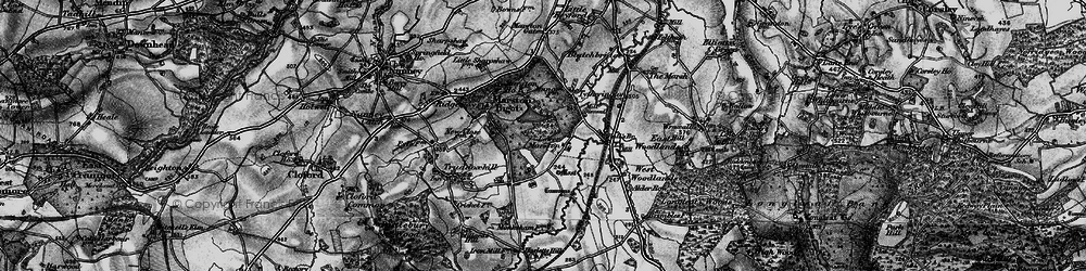 Old map of Lower Marston in 1898