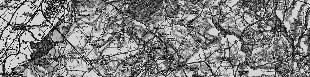 Old map of Broomy Furlong in 1895