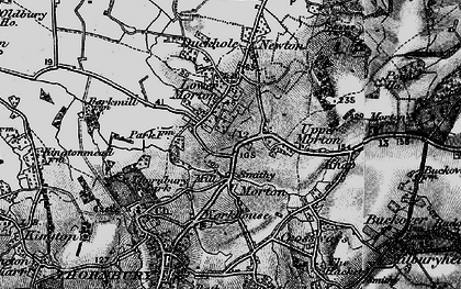 Old map of Lower Morton in 1897