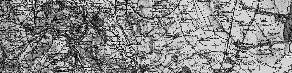 Old map of Lower Mountain in 1897