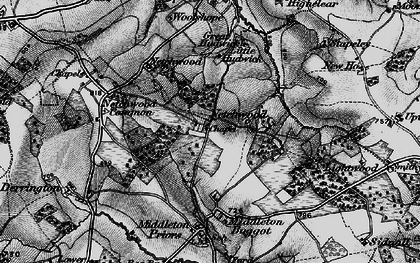 Old map of Lower Netchwood in 1899