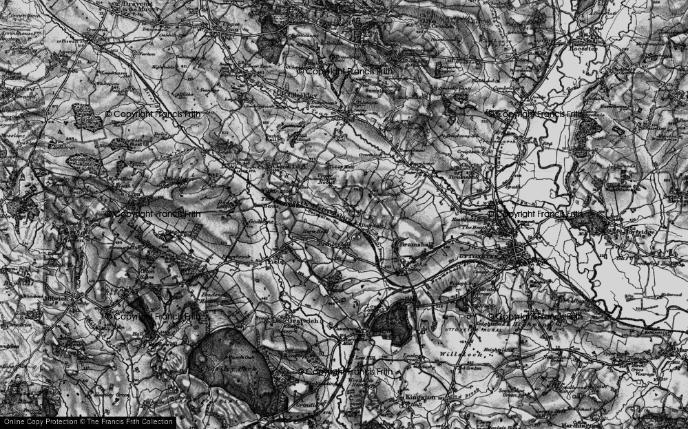 Old Map of Lower Nobut, 1897 in 1897