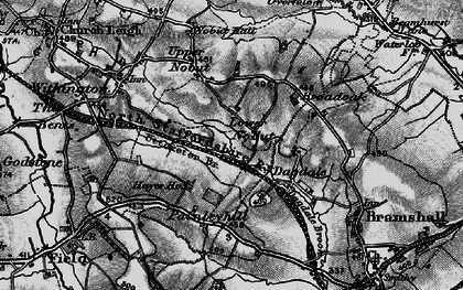 Old map of Lower Nobut in 1897