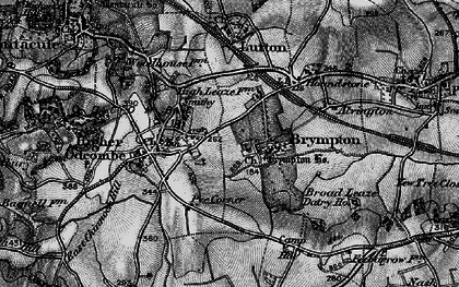 Old map of Lower Odcombe in 1898