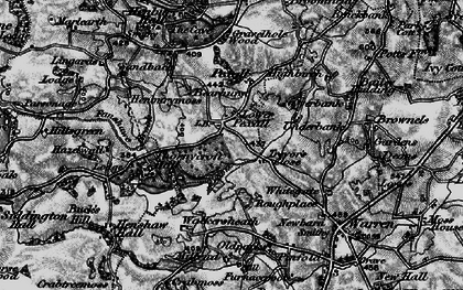 Old map of Lower Pexhill in 1896