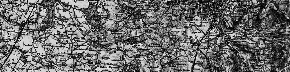 Old map of Lower Pexhill in 1896