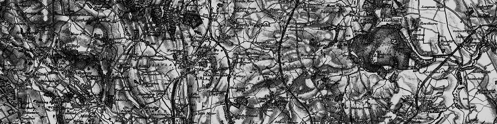 Old map of Lower Pilsley in 1896