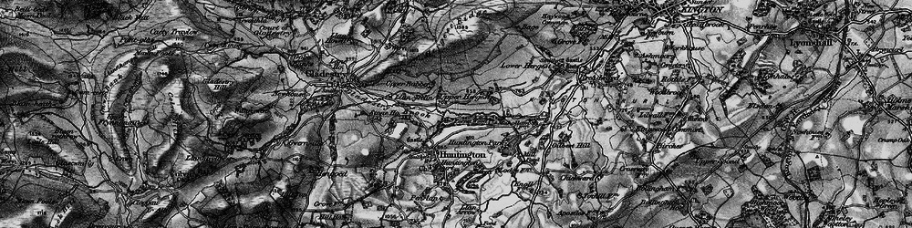 Old map of Lower Rabber in 1899