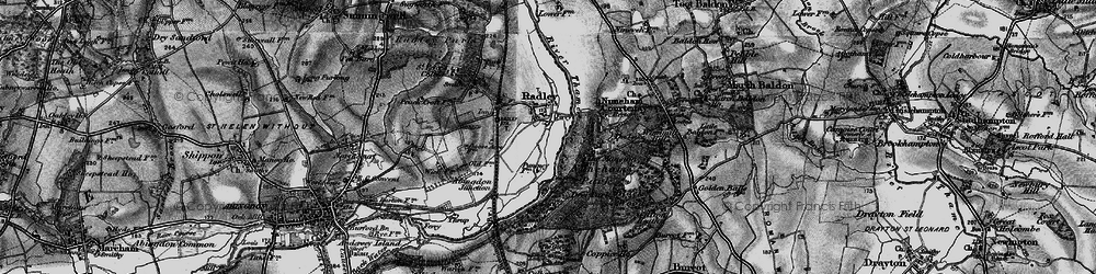 Old map of Lower Radley in 1895
