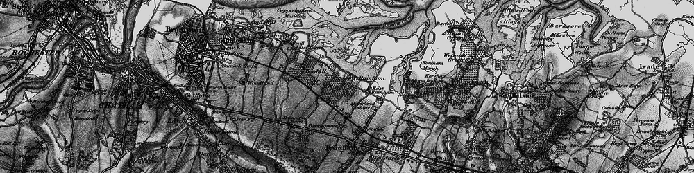 Old map of Otterham Creek in 1895