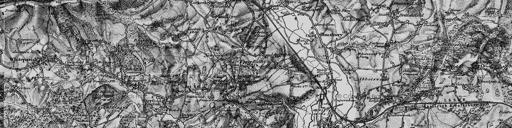 Old map of Lower Ratley in 1895