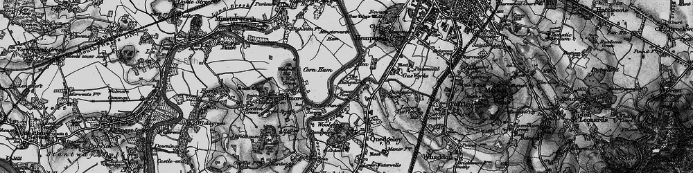 Old map of Lower Rea in 1896