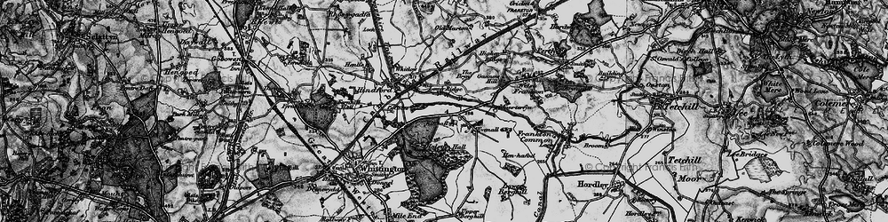 Old map of Kinsale in 1897