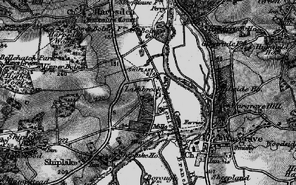 Old map of Lower Shiplake in 1895