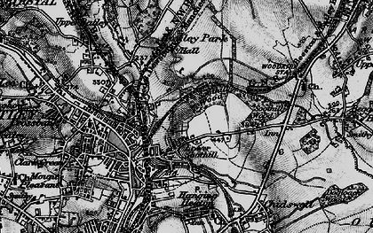 Old map of Lower Soothill in 1896