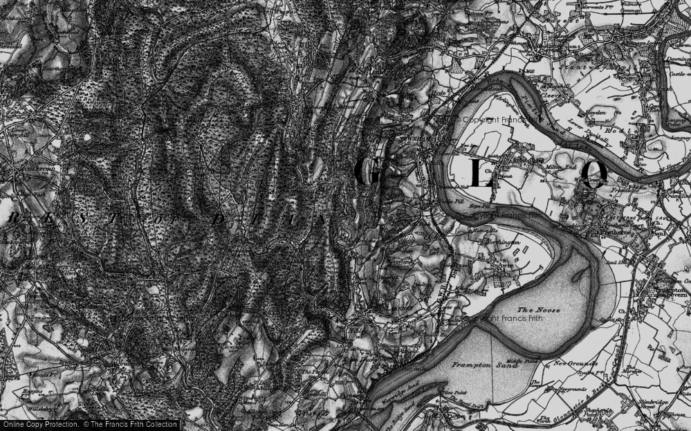 Old Map of Lower Soudley, 1896 in 1896