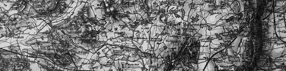 Old map of Lower Southfield in 1898