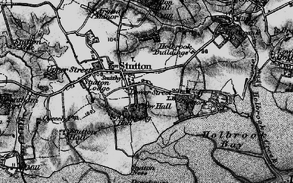 Old map of Lower Street in 1896